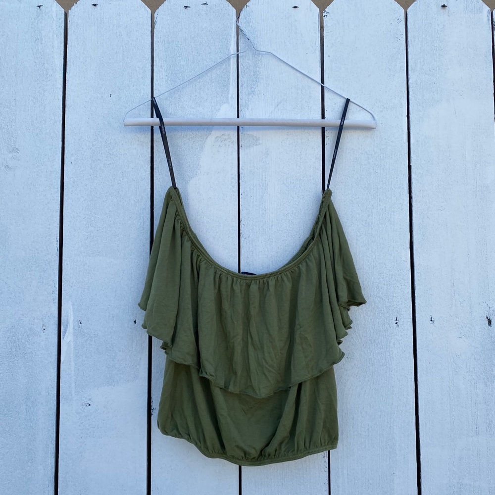 Boho ruffle tub top